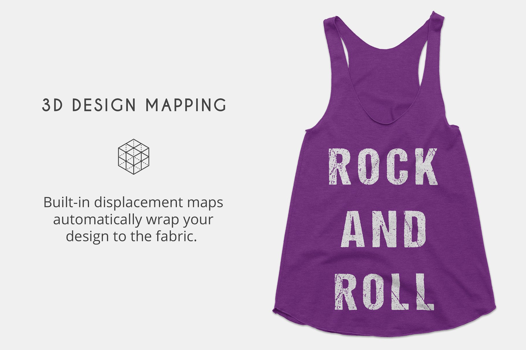 女士背心样机模板 American Apparel TR308 Tank Mockups插图(1)