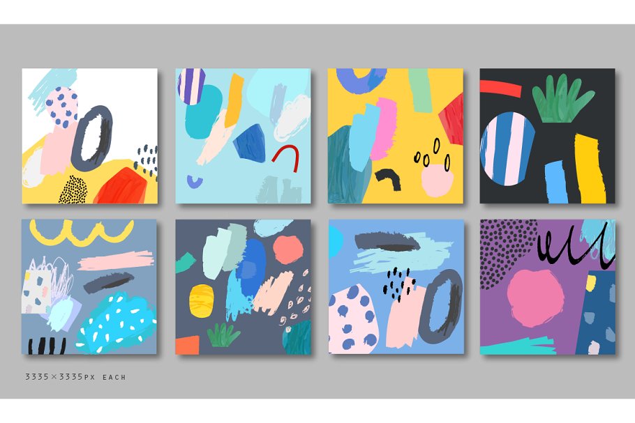 涂鸦错误笔画水彩图案素材 MAKE MistAKEs插图(2)