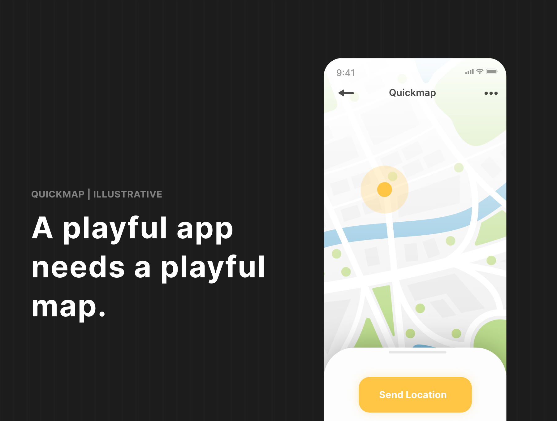 素材库下午茶：6个即用型矢量地图样式和示例屏幕插画[AI,SVG,PNG,XD]插图(4)