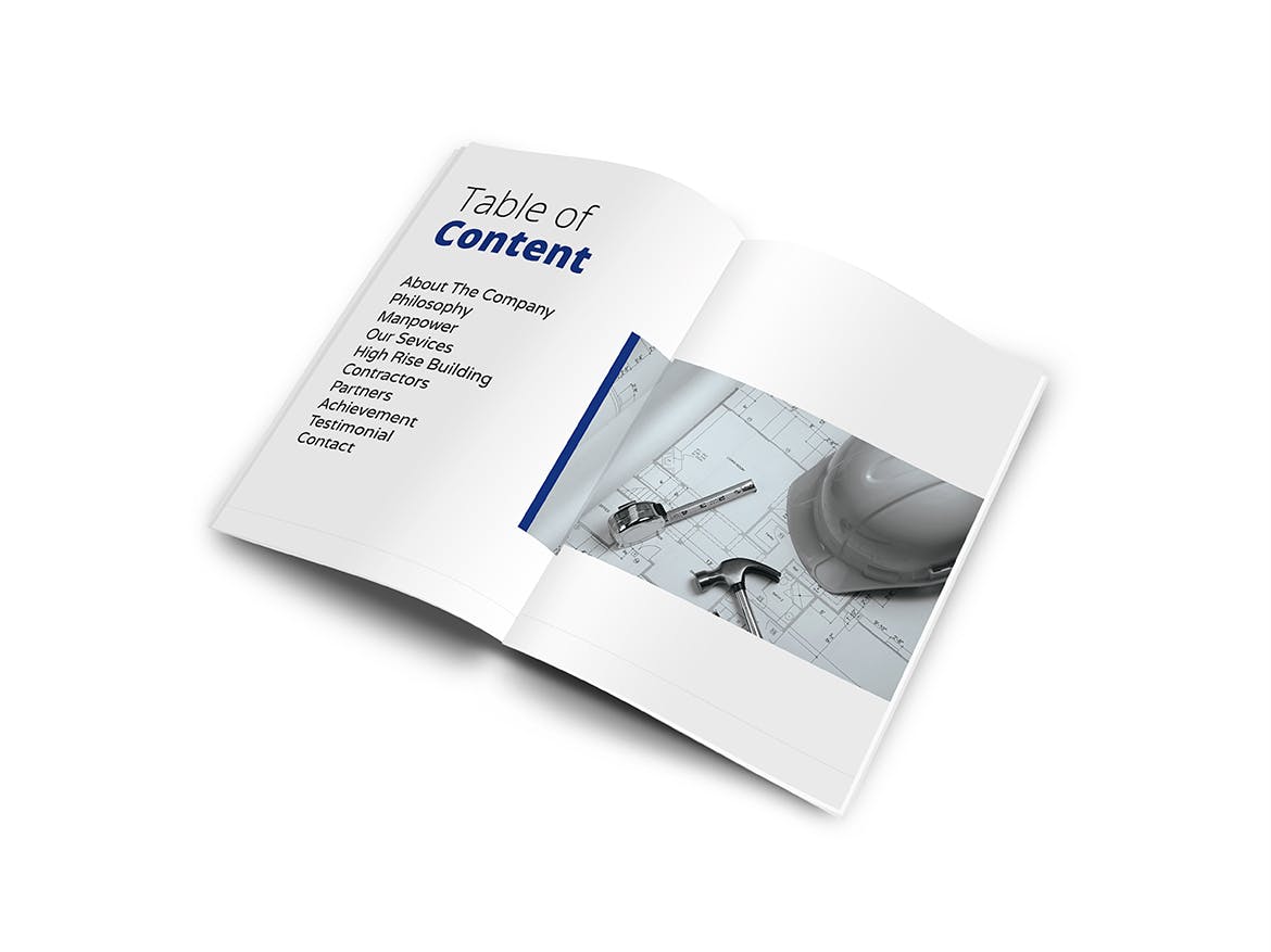 时尚高端配色的简约企业画册楼书杂志品牌手册设计模板（indd）插图(11)