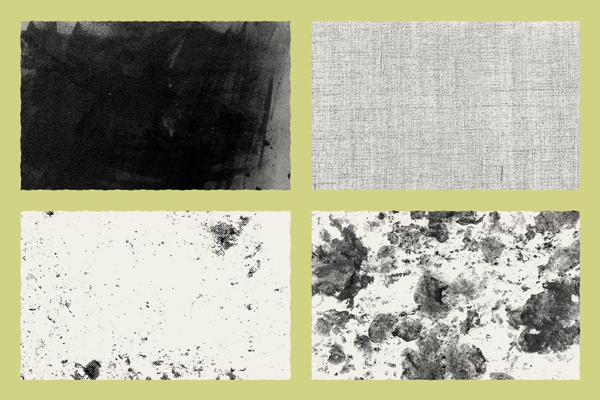 15款手工制作半色调幕布纹理包背景 Halftone Screen Texture Pack Background插图(3)