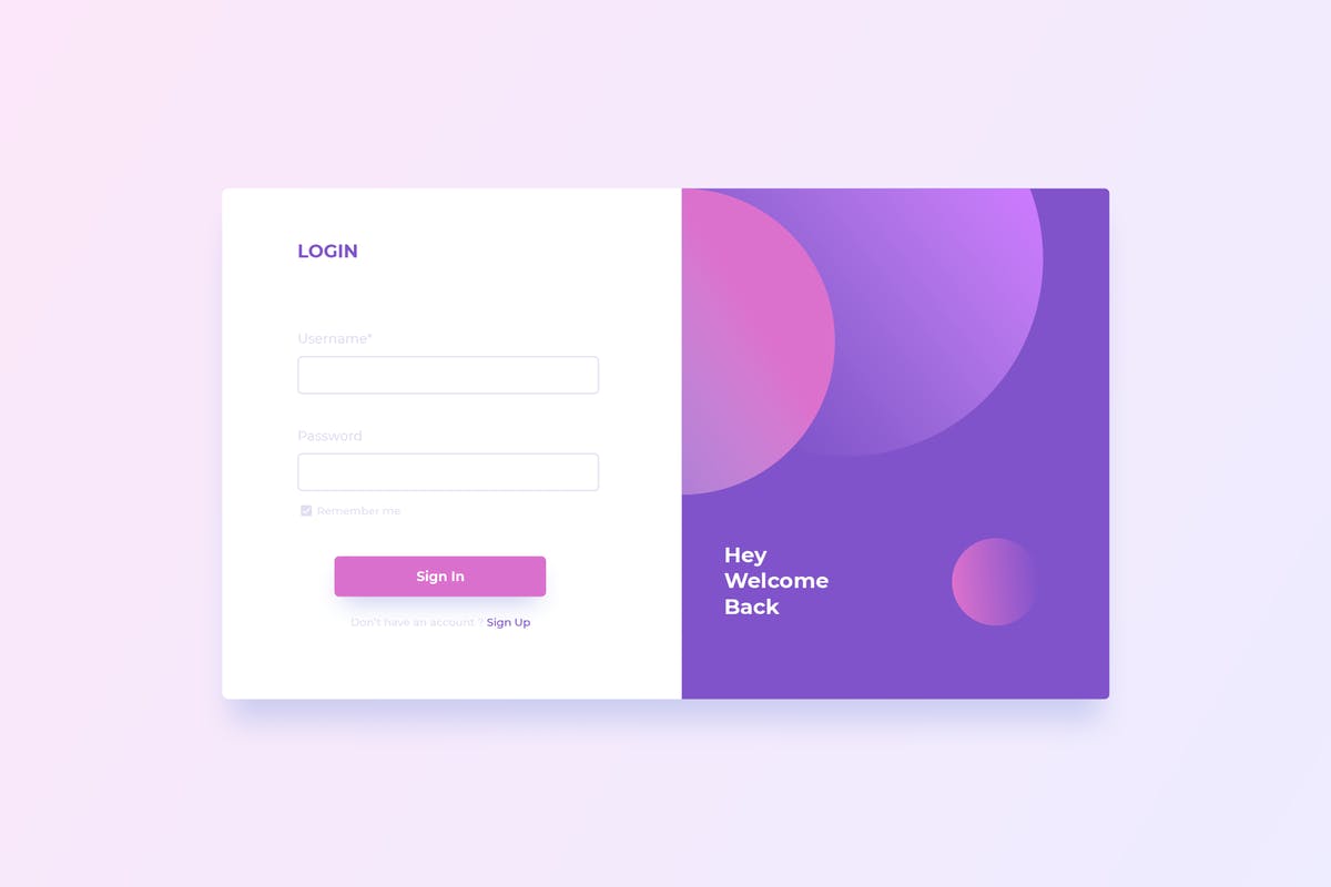 网站注册登录表单UI设计模板 ADL – Login Screen.03插图