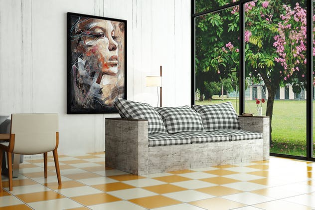 工作室艺术作品油画展示样机模板Vol.6 Picture Art Mockup [Vol 6]插图(2)