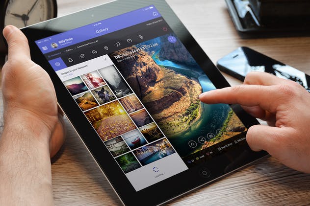 平板电脑APP应用UI界面设计模板 InSpired – iPad & Tablet App Design UI Kit插图(2)