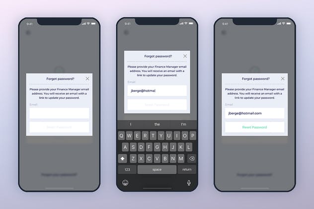 极简主义登录注册页面手机APP应用UI模板 SignIn SignUp Mobile Ui – FP插图(2)