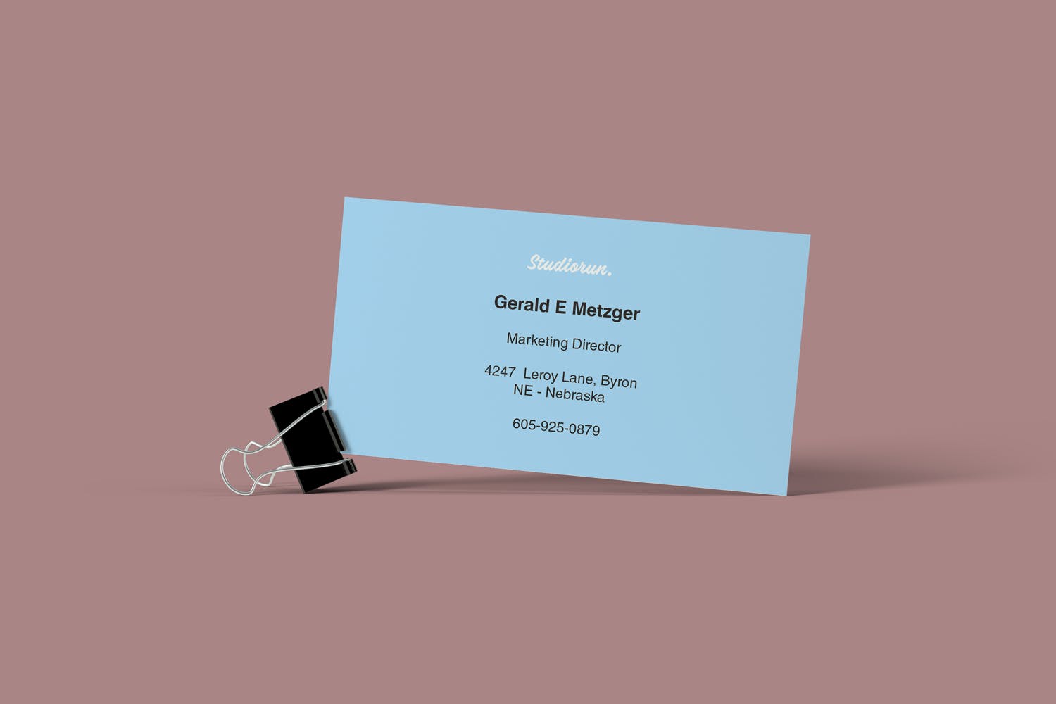 牛皮纸名片版式设计图素材库精选 Business Card Mockups插图(1)