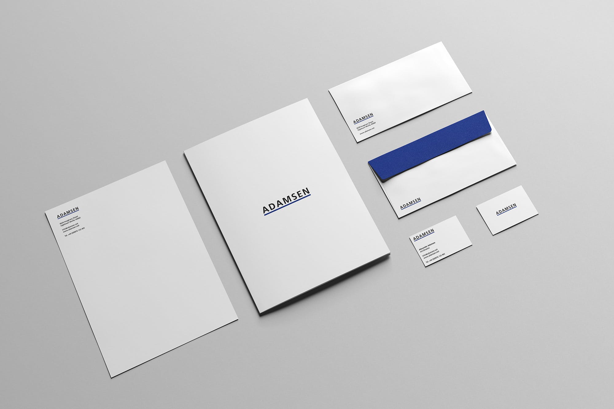 品牌VI设计预览办公用品标准套件素材库精选模板v2 Branding / Stationery Mock-Up插图(4)