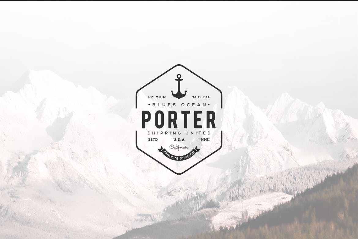 欧美复古设计风格品牌素材库精选LOGO商标模板v24 Vintage Logo & Badge Vol. 24插图(4)