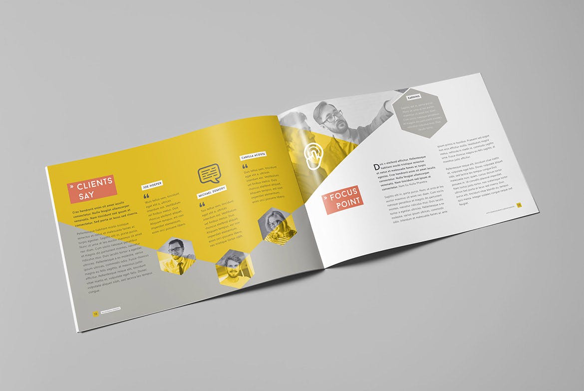 企业年度报告横版设计模板 Annual Report 2016/2017 – Landscape插图(9)