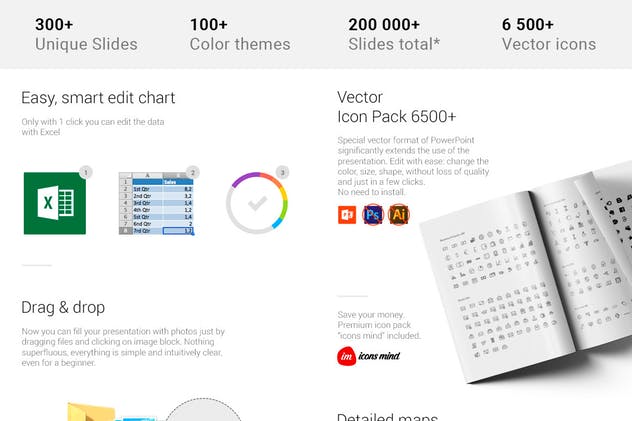 数据类信息图表通用幻灯片演示模板合集 Nine – Multipurpose PowerPoint Template插图(1)