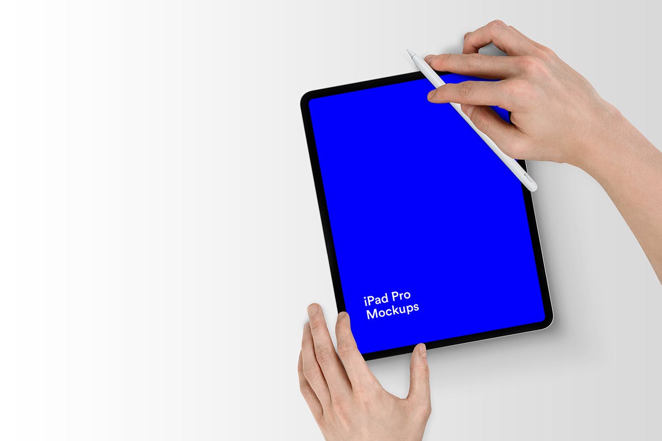 iPad平板电脑屏幕操作演示样机模板 iPad Website Mock-Up插图(6)
