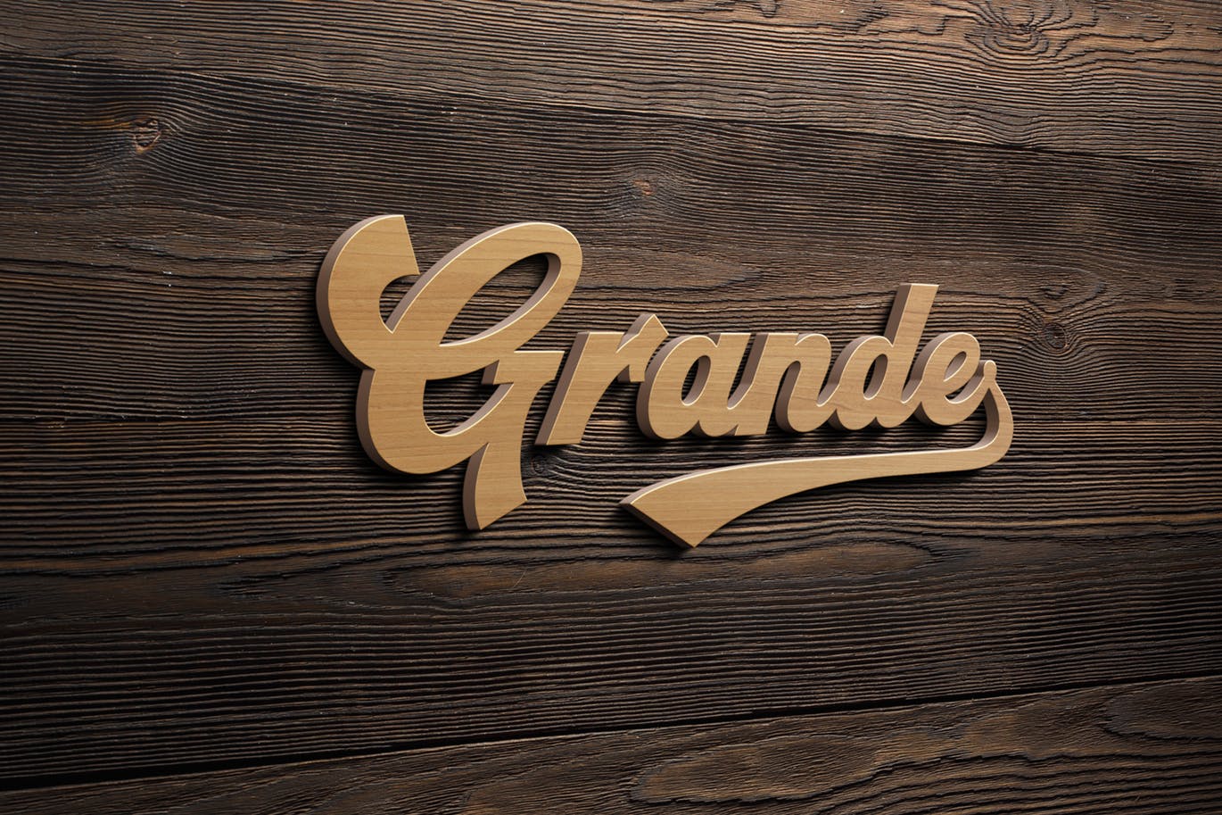 3D立体效果Logo设计预览样机模板 3D Logo Mockups插图(3)