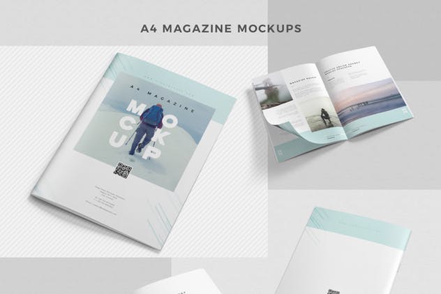 43款个性独家杂志样机模板 43 Magazine Mockups Bundle插图(11)