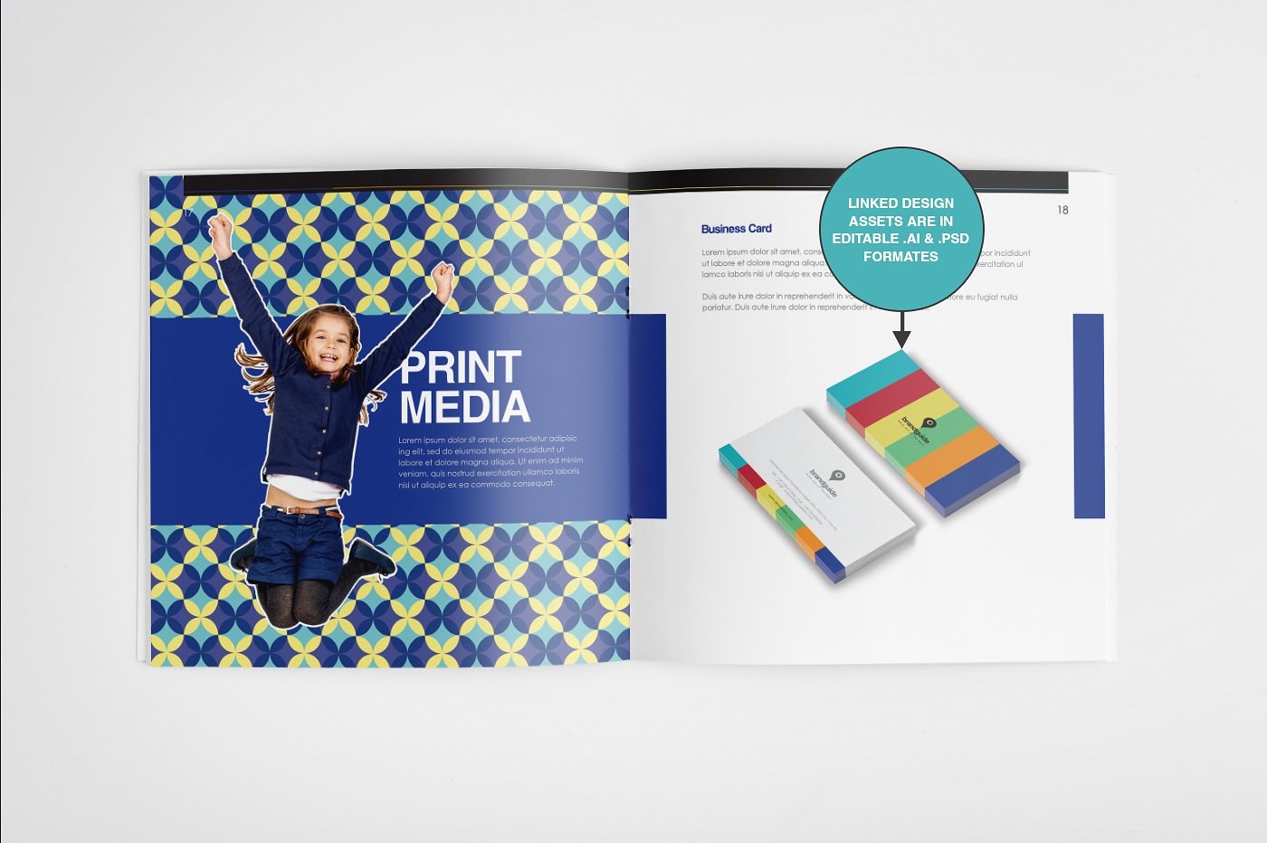 一套颜色丰富的品牌画册模板下载[indd]插图(16)