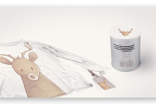 卡通T恤和包装场景样机模板合集 T-shirt and Packages Scene Generator – Perspective插图(5)