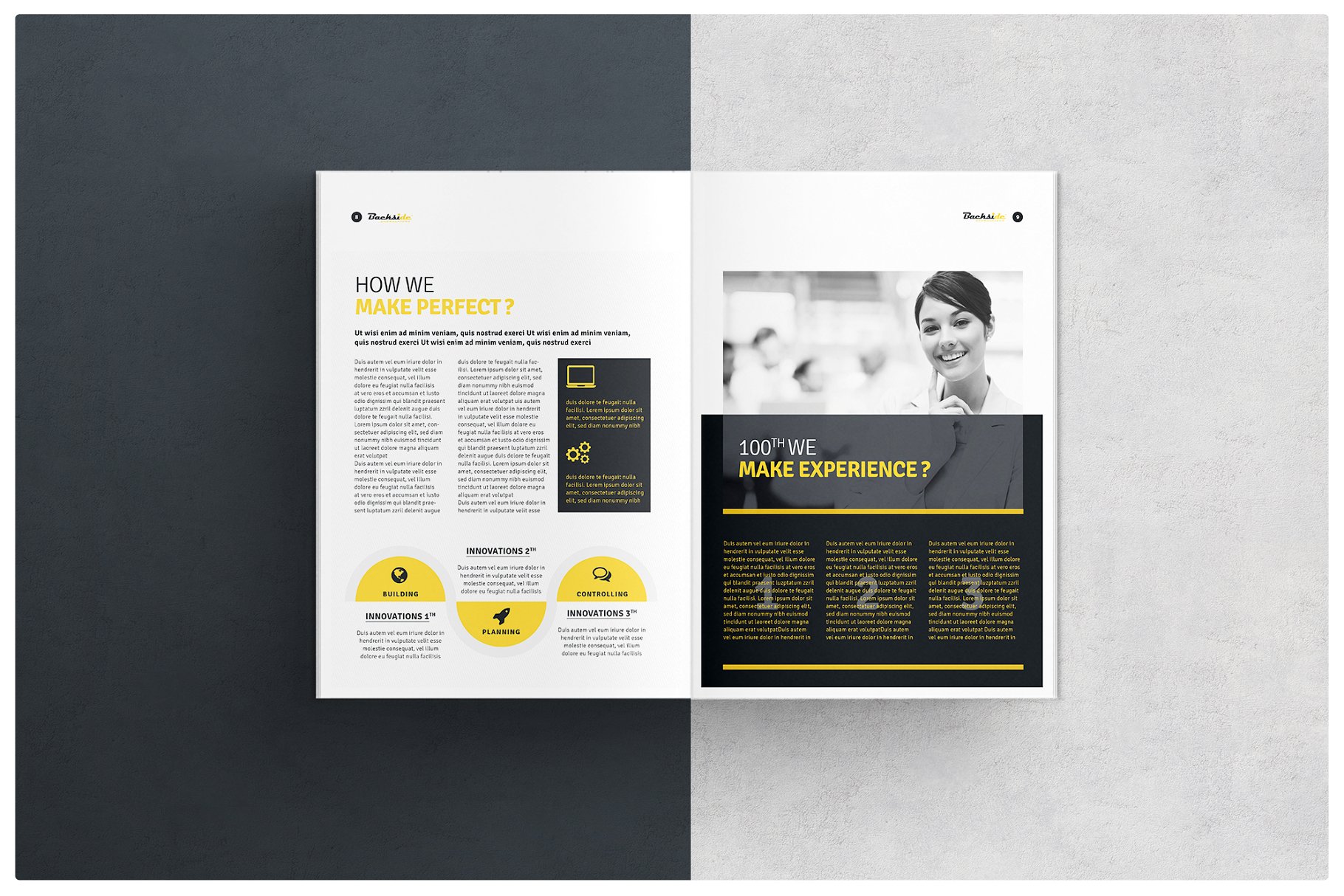 企业项目介绍画册模板 Brochure插图(4)