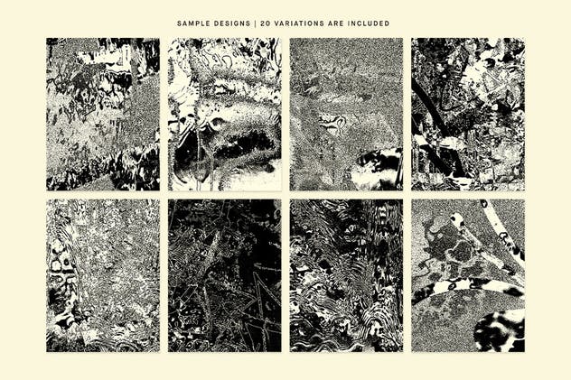 20款高分辨率表面熔化抽象纹理 Surface Melt – Abstract Textures插图(1)