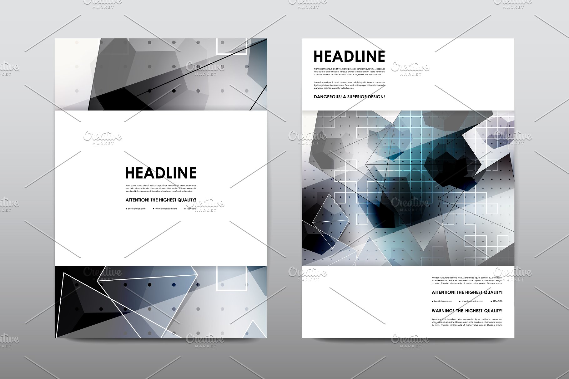 极力推荐：50+企业商业介绍宣传小册子模板 50+ Business Brochures Bundle插图(25)