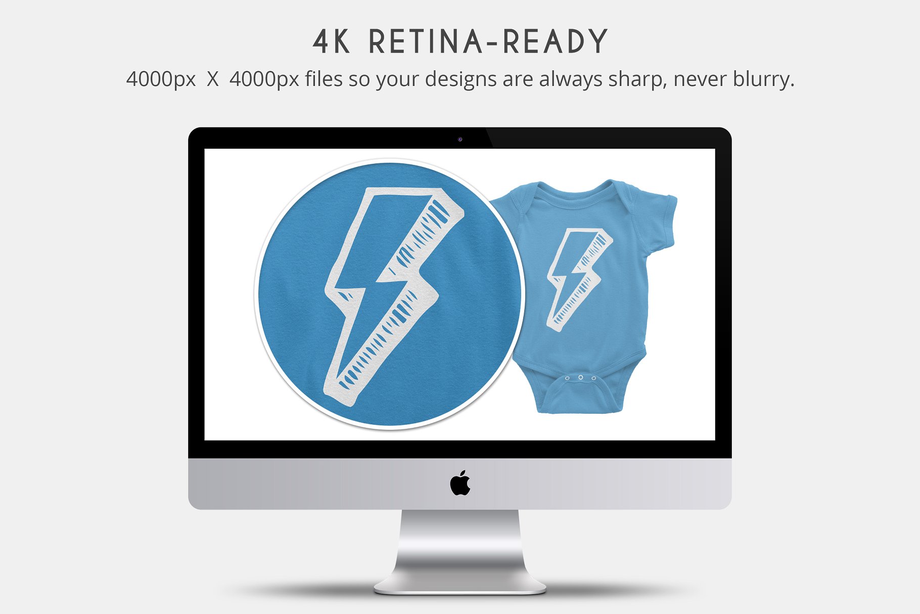 婴儿连体睡衣样机 Infant Lap Shoulder Onesie Mockups插图(1)