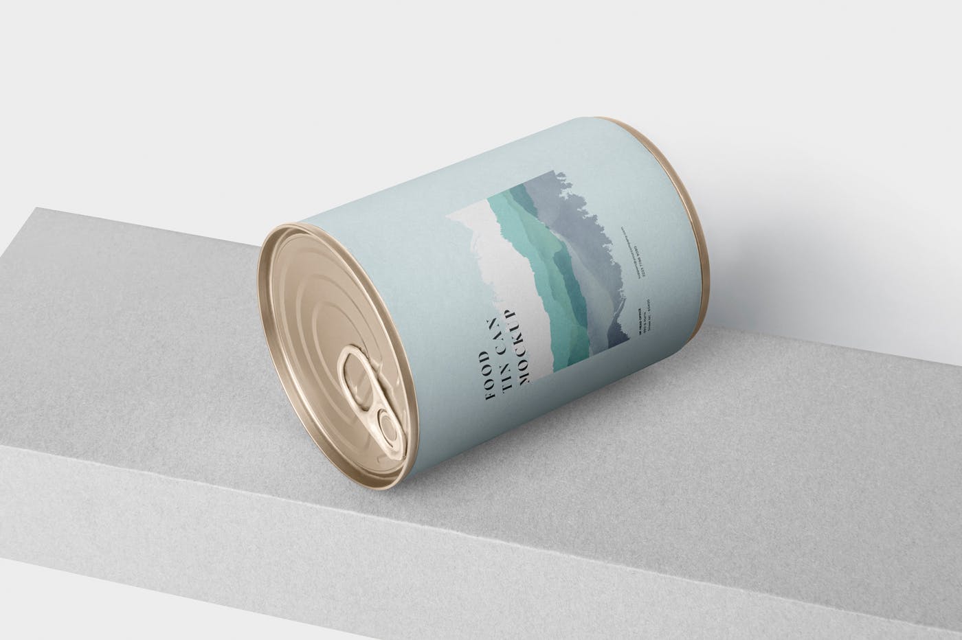 即食罐头包装外观设计样机模板 Food Tin Can Mockup插图(3)