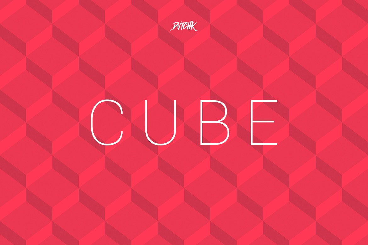 立方体-无缝几何背景（第01卷） Cube | Seamless Geometric | Vol. 01插图(3)