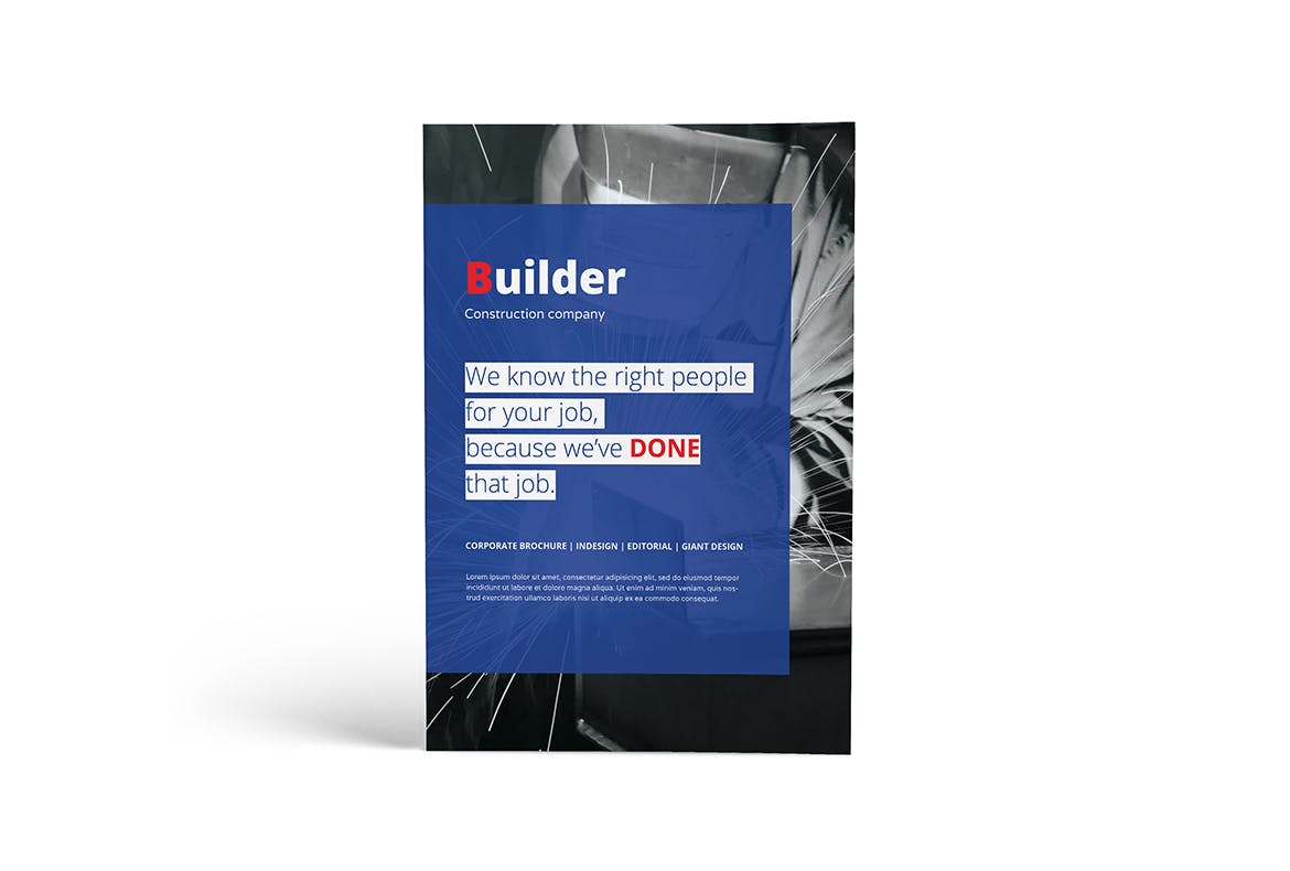 时尚高端配色的简约企业画册楼书杂志品牌手册设计模板（indd）插图(13)