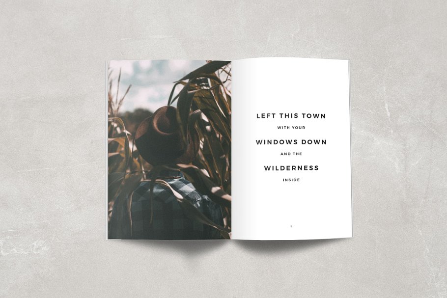 现代简约版式设计杂志模板 Graphature Magazine插图(1)