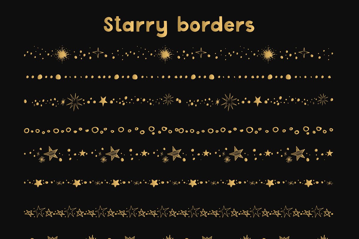 太空星系故事矢量图形套装插图