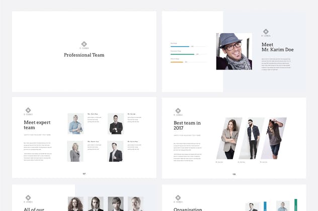 时尚高端简约多用途PPT模板V7 Multipurpose PowerPoint Template V.7插图(14)