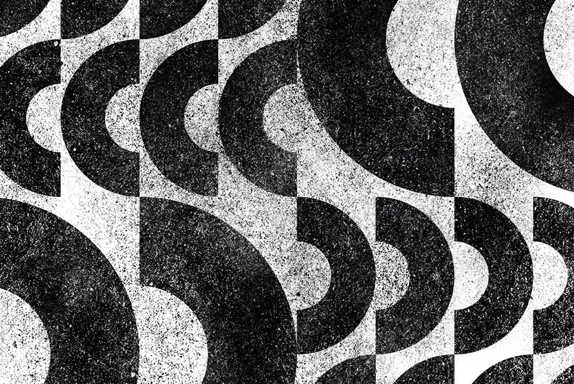 60种沙粒几何图案连续四方图无缝背景图 Grit Pattern插图(9)