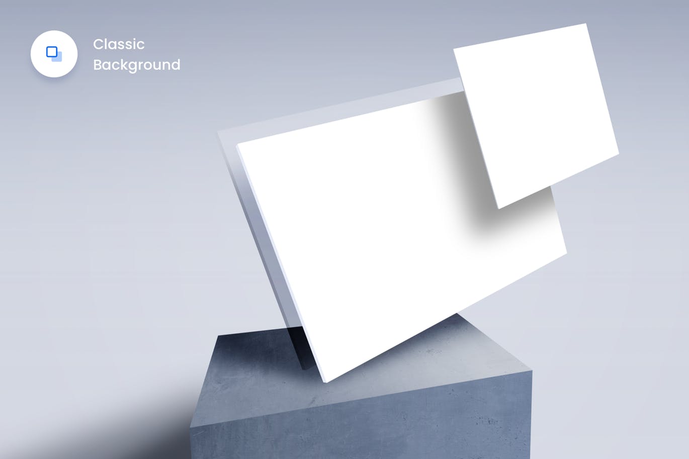 网站&APP界面设计效果图屏幕预览素材库精选样机 The Screens 4 – Perspective PSD Mockup Template插图(2)