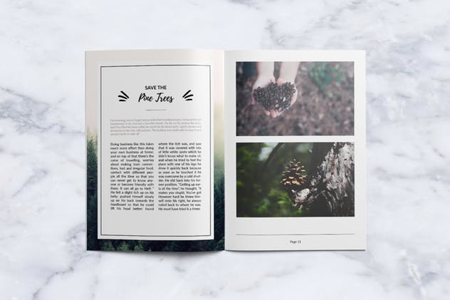 创意时尚生活方式杂志设计INDD模板 Creative Magazine插图(6)