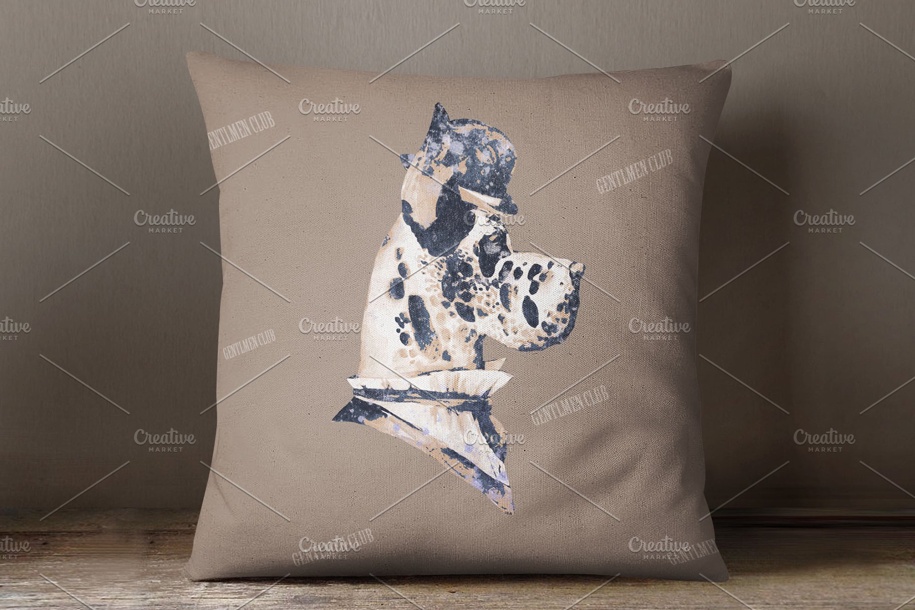 复古绅士小狗宠物形象设计素材包[1.21GB] GENTLEMAN DOGS SET插图(9)