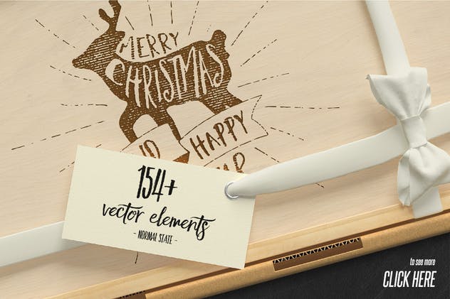 圣诞节元素装饰图案叠层素材 Christmas Overlays Creator插图(6)