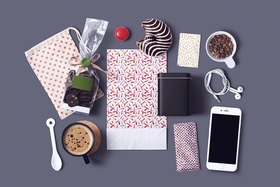 20款手绘水彩图案纹理 Graphic Vision Watercolor Patterns插图(3)