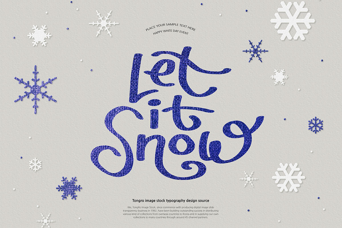 冬季雪花元素多用途图片psd素材插图