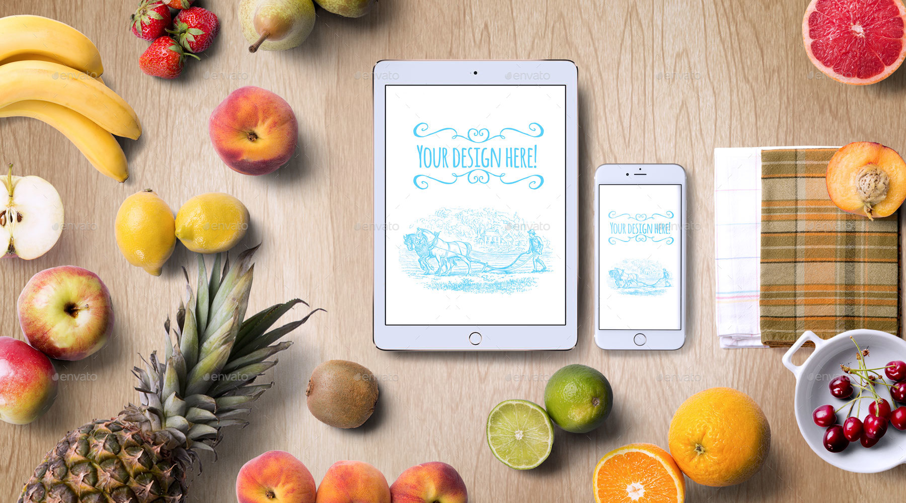 高品质有机食品的展示模型&英雄图片下载 2.49 GB[PSD]插图(15)