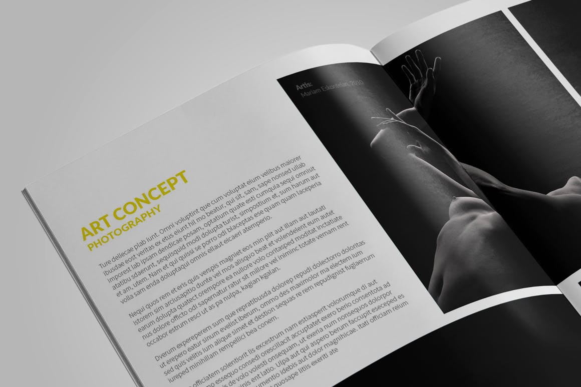 人像摄影艺术作品合集杂志画册设计模板 Photographer Album Portfolio插图(6)