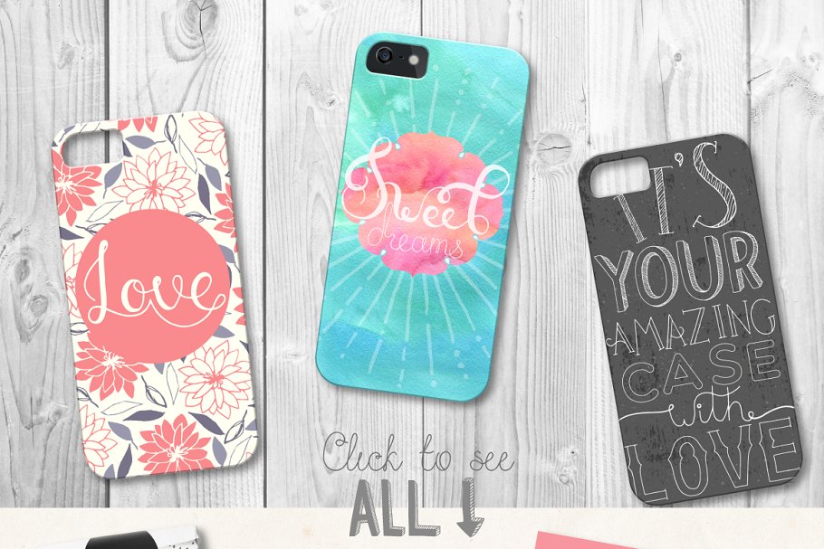 多合一手绘草图设计工具包[对象/笔刷/纹理/水彩…] All in All [800+ items] Pro插图(1)