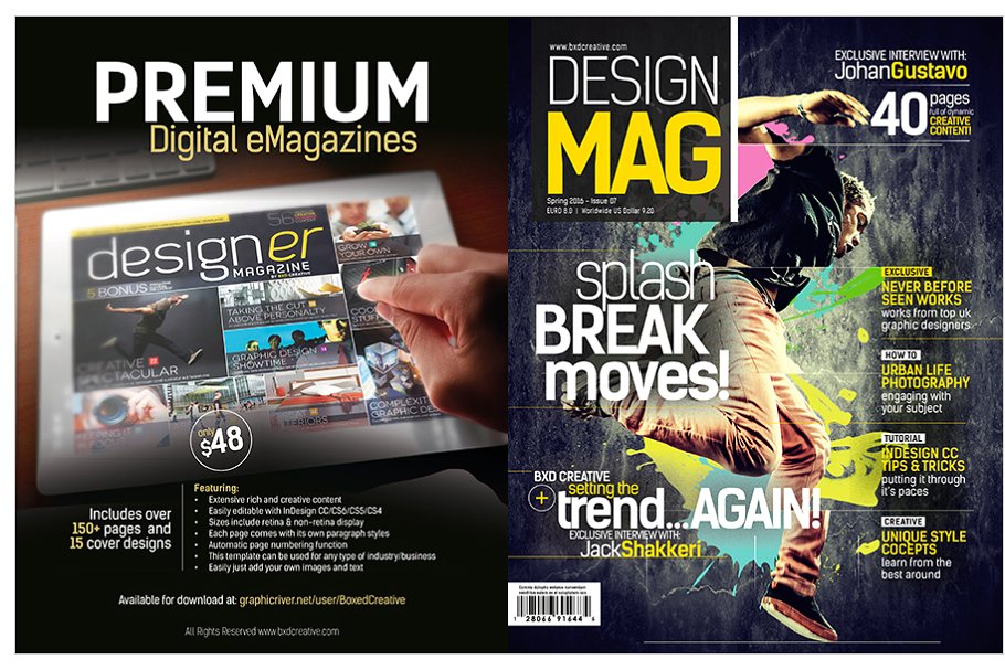 多用途企业时尚高效/时事资讯InDesign杂志模板vol.7插图(28)