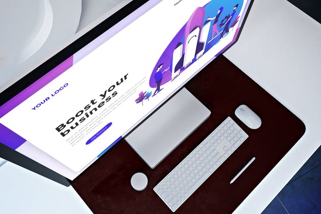 办公室场景微软一体机样机 Surface Studio in office插图(6)