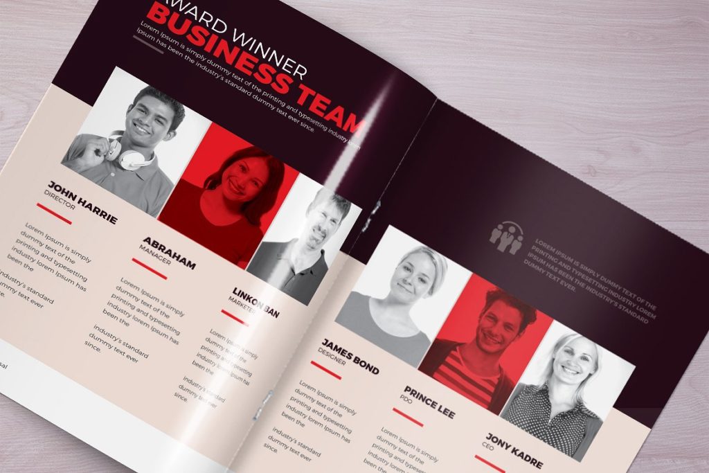 高品质实用企业画册模版下载[indd,pdf]插图(4)