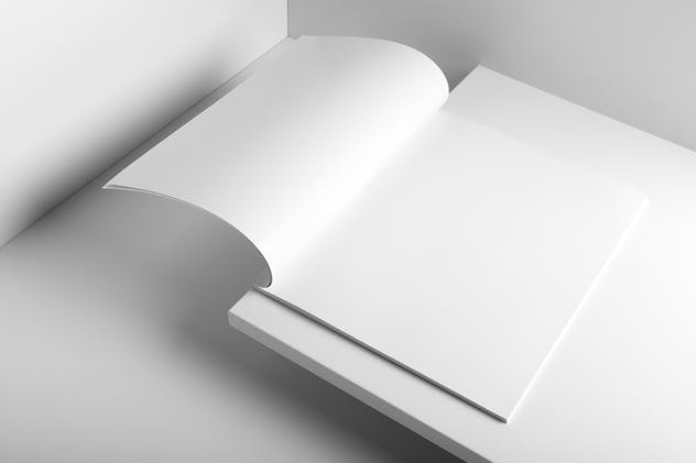 企业画册产品手册样机模板v1 Portrait Brochure Mockup Vol. 1插图(2)