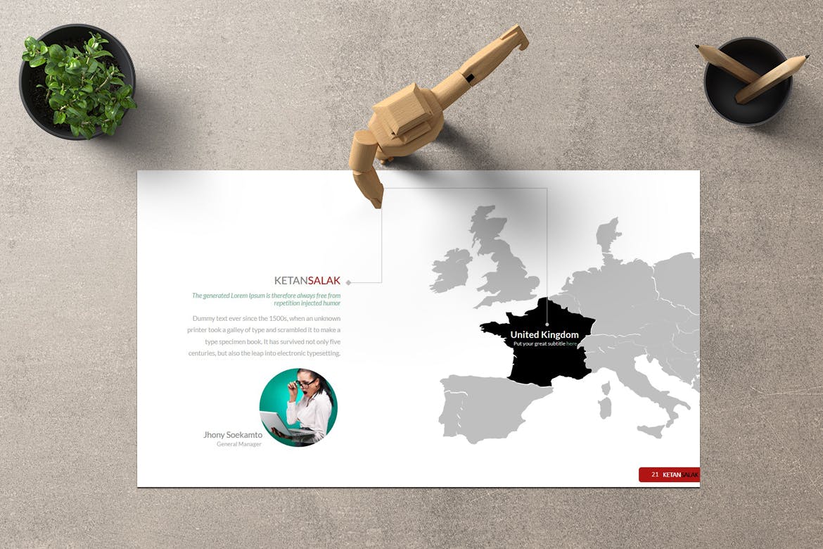 企业发展历史公司简介素材库精选PPT模板 Ketansalak Powerpoint插图(3)