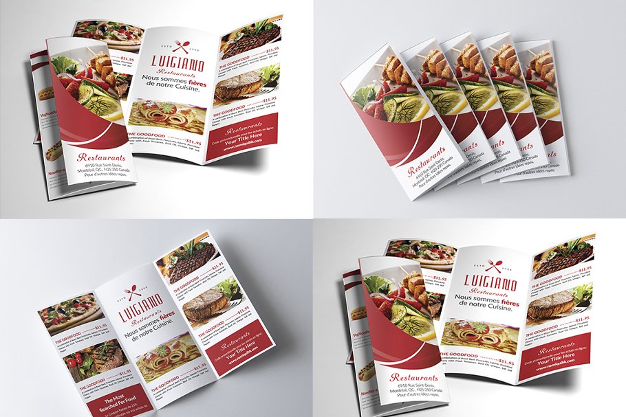 超级三折小册子模板合集 Trifold Brochure Big Bundle插图(6)