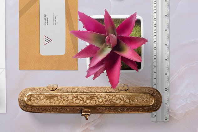 高品质企业品牌办公用品套装样机 Stationery Mockup Scenes插图(3)