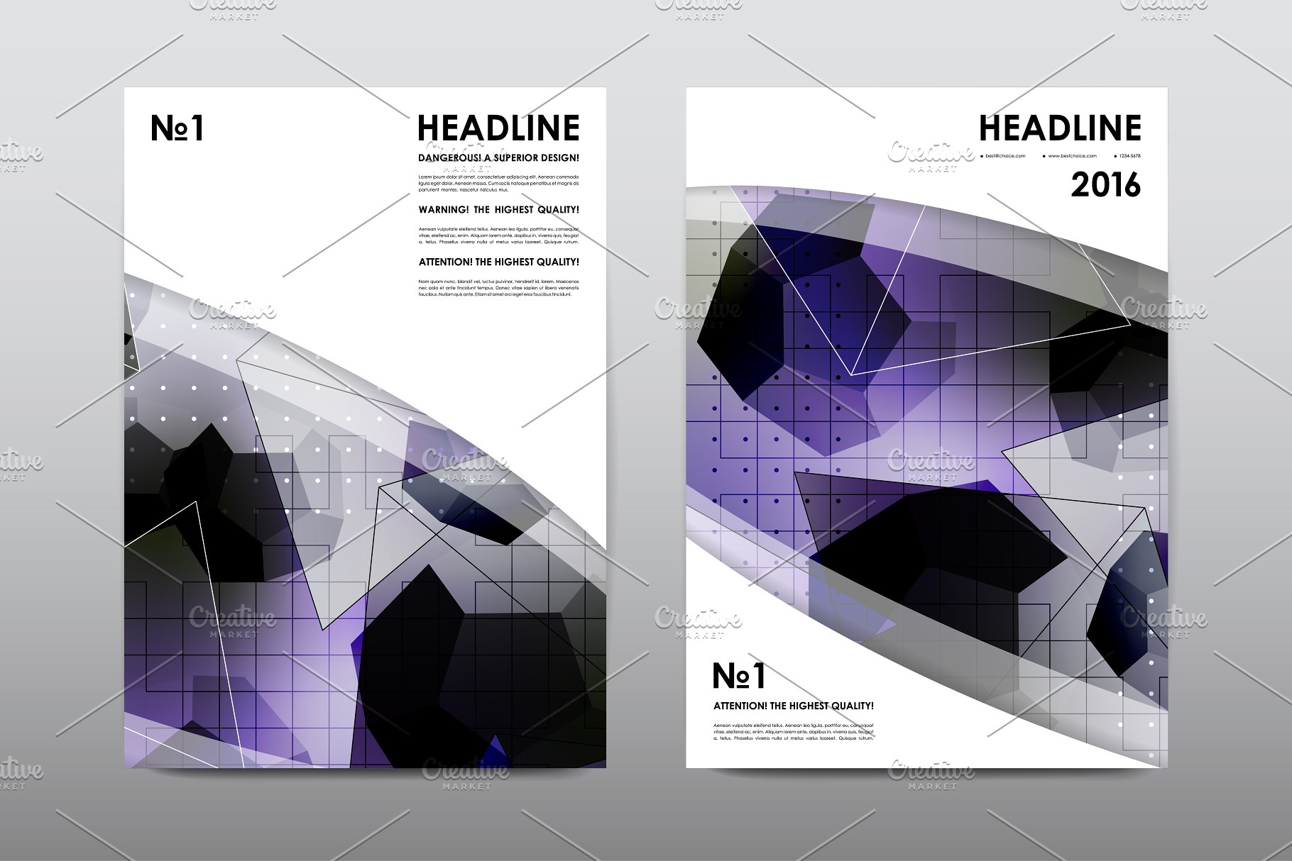 极力推荐：50+企业商业介绍宣传小册子模板 50+ Business Brochures Bundle插图(45)