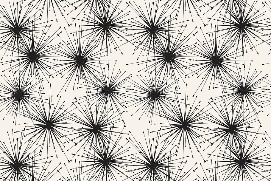 花式图案无缝纹理集 Fancy Seamless Patterns Set插图(1)