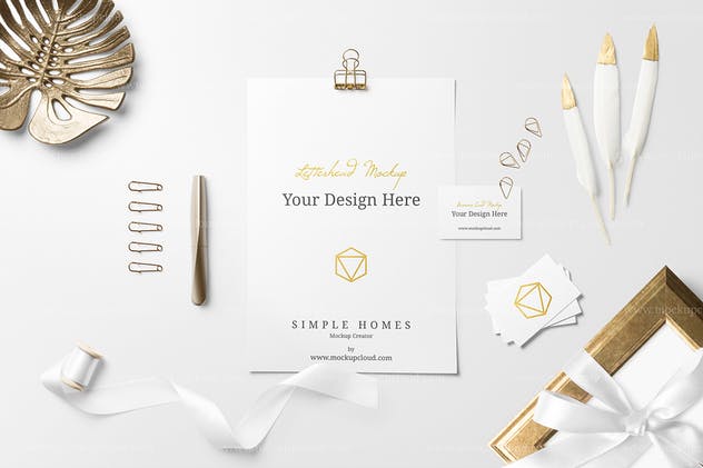 简约家庭相框样机Vol.2 Simple Homes Mockup Vol. 2插图(4)