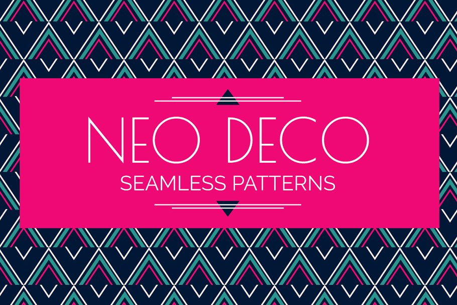 现代几何图案无缝纹理 Modern Geometric Seamless Patterns插图